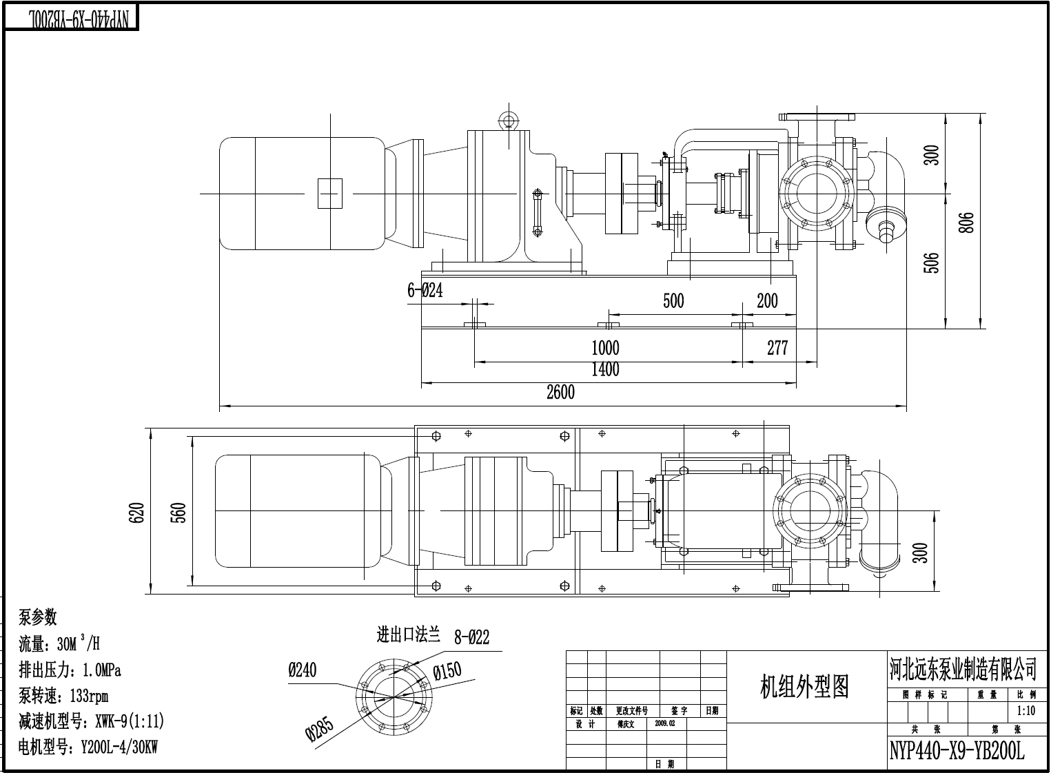 遠東牌NYP440B-RU-M1-W11環氧樹脂泵流量30m3/h 遠東牌NYP440B-RU-M1-W11環氧樹脂泵流量30m3/h