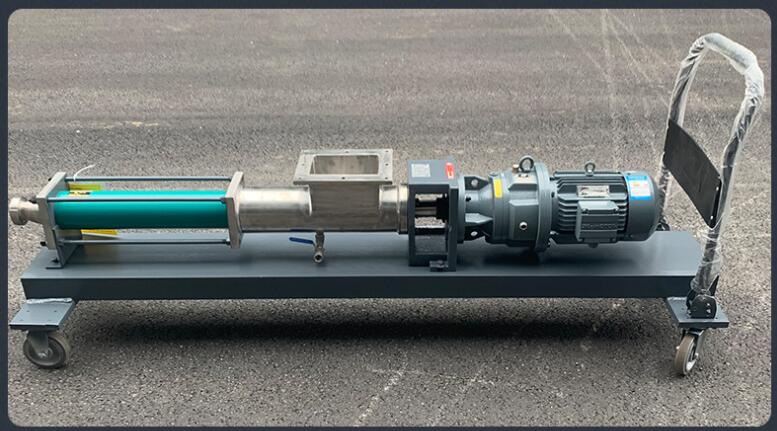 料斗式螺桿泵GUT50-1P-W102輸送漿料 料斗式螺桿泵GUT50-1P-W102輸送漿料